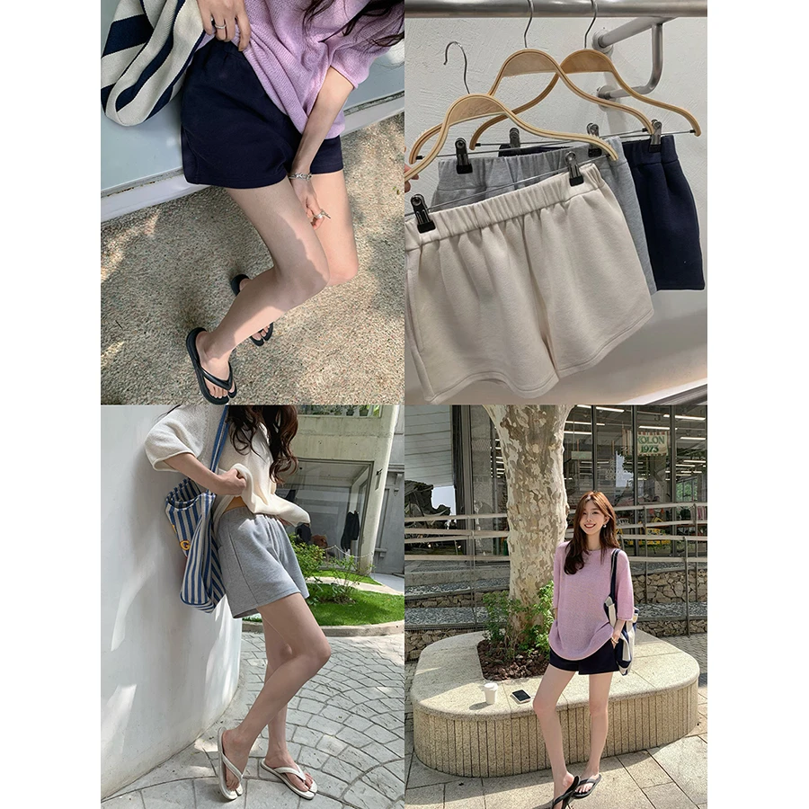 张贝贝 女团漫画腿 天然高棉 休闲系运动小短裤