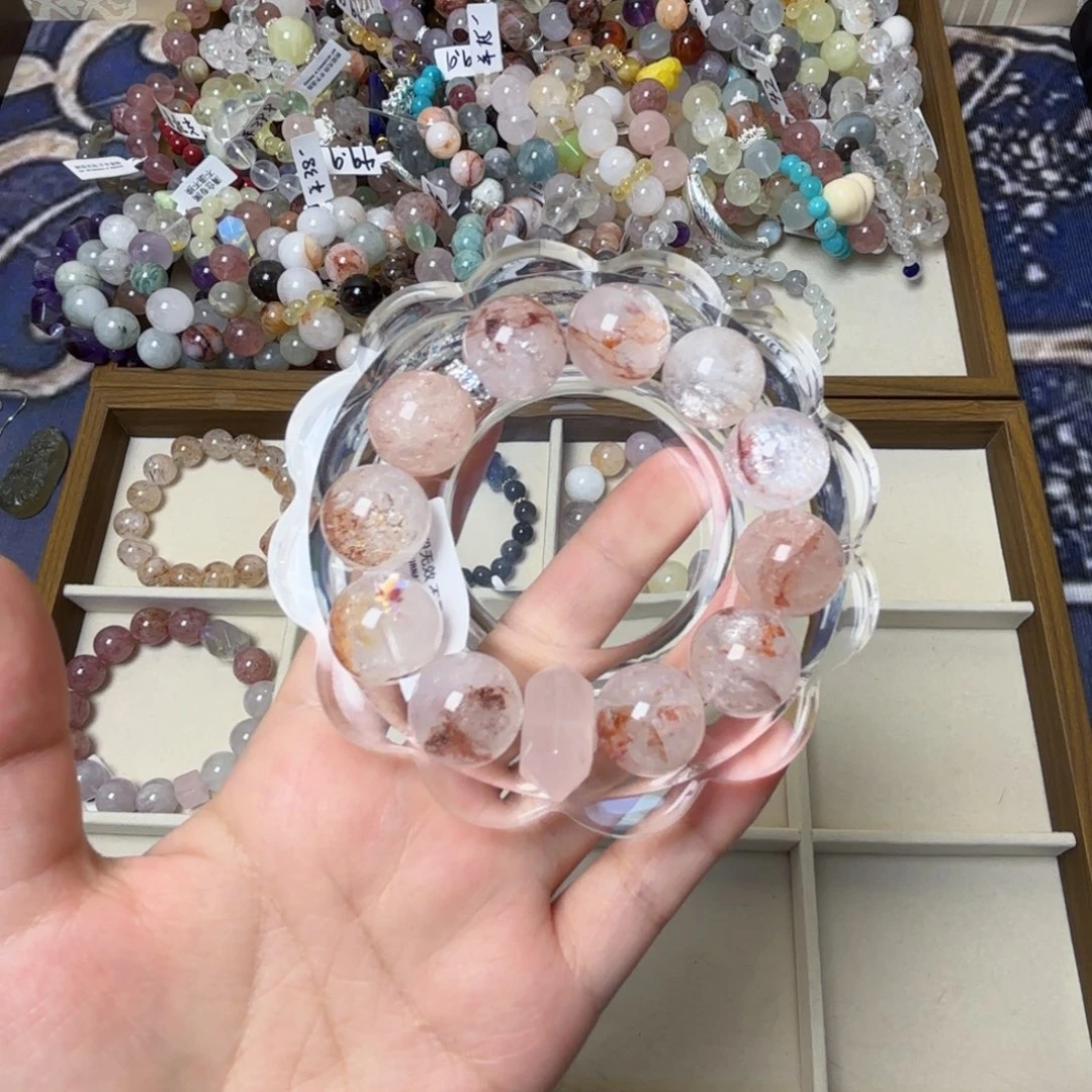 柚***月水晶手串未镶嵌431号玫瑰庄园