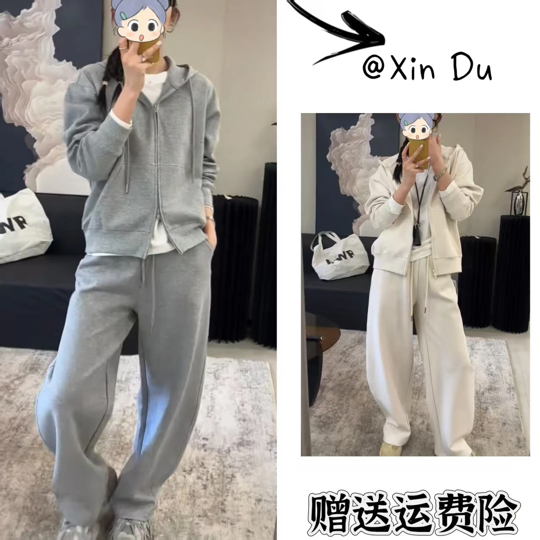 2025秋季新款时尚显瘦气质女士网红洋气两件套百搭款D23322