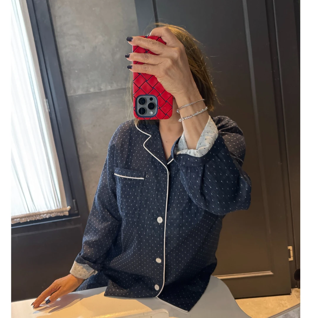 COCOLINDA | 100%棉四季外穿居家服睡衣衬衫K3281