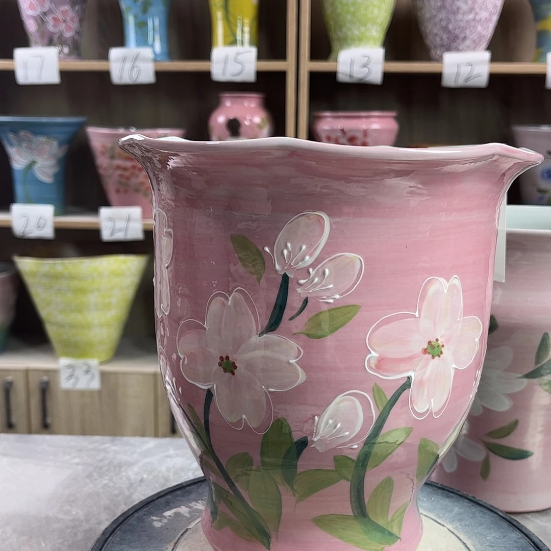 景德镇陶瓷花盆花盆