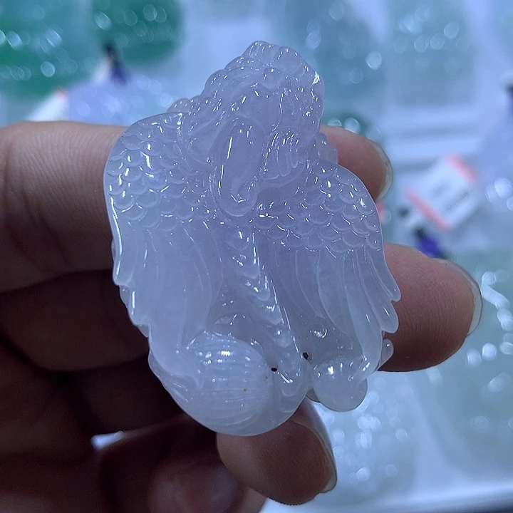 翡翠未镶嵌颈饰天然翡翠A货吊坠