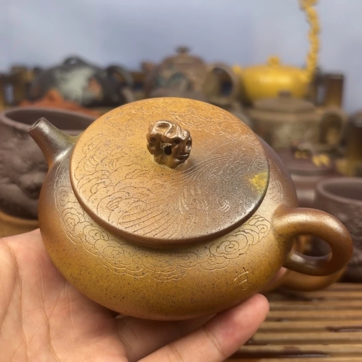 茶壶紫砂甘霖原矿黄金段150