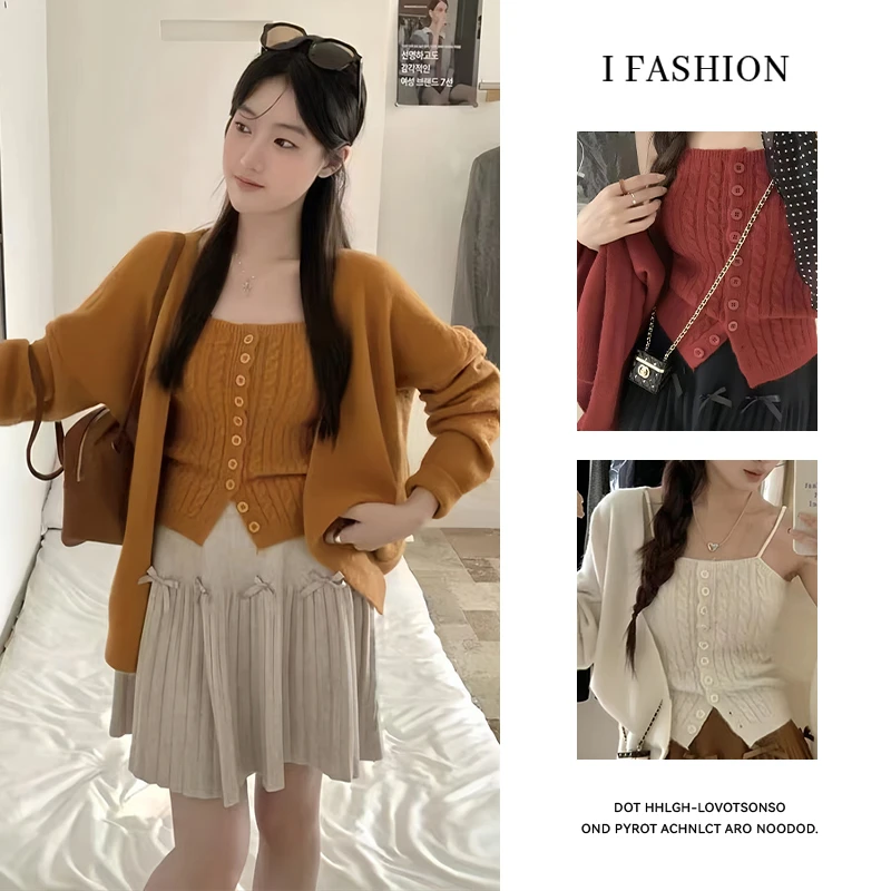 法式时尚高级感针织毛衣外套女士2025早秋新款减龄气质开衫上衣潮