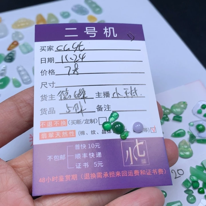 颈饰未镶嵌翡翠c***t翡翠