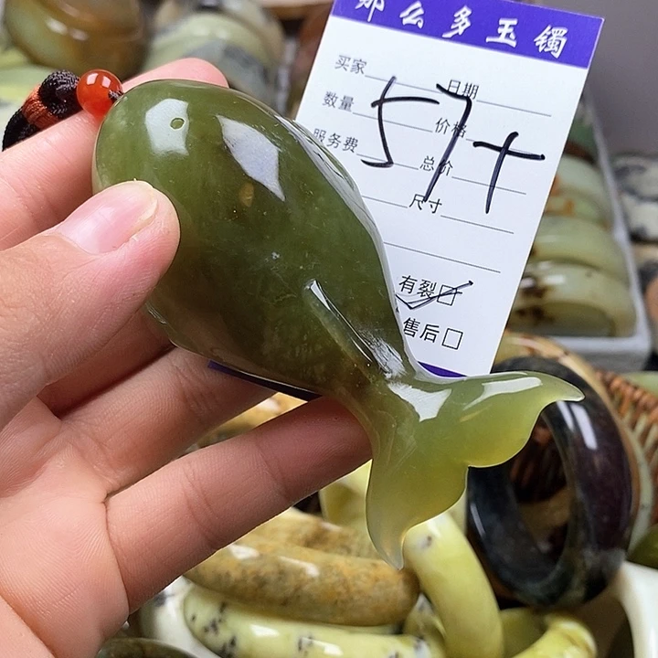 蛇纹石玉未镶嵌颈饰风****3