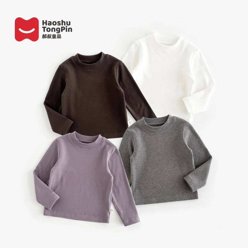 亲子装【加厚】郝叔童品冬季新款2025时尚百搭网红打底衫潮kkHL5469