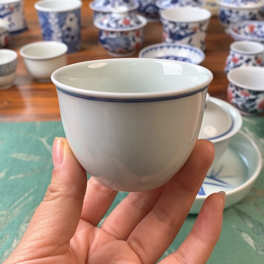 瓷片景德镇手工茶具主人杯