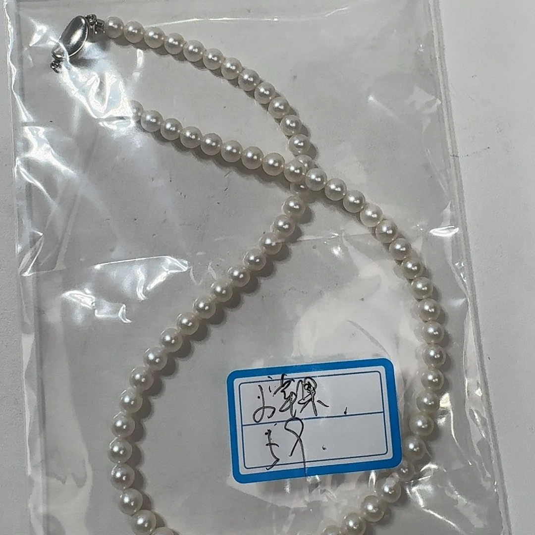 淡水珍珠银S925镶嵌颈饰