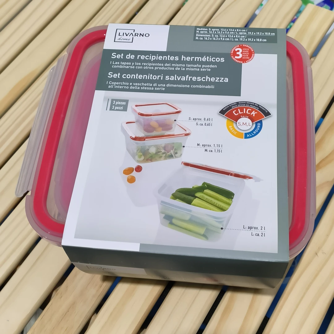 家用保鲜盒三件套