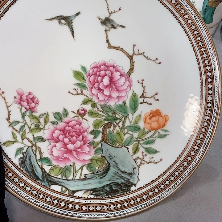 旭***景德镇陶瓷粉彩盘