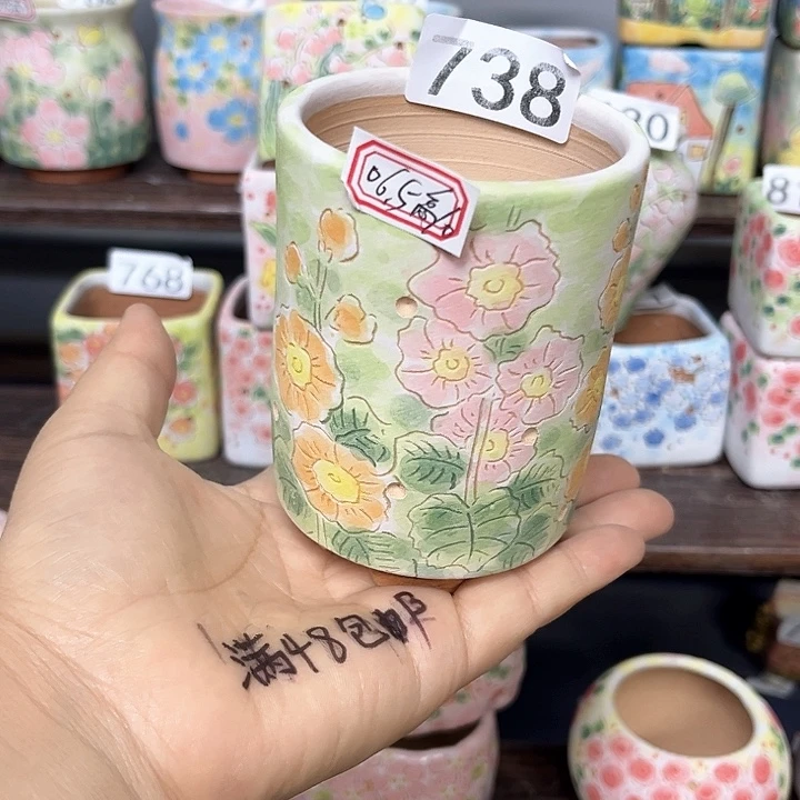 手工制作多肉花盆