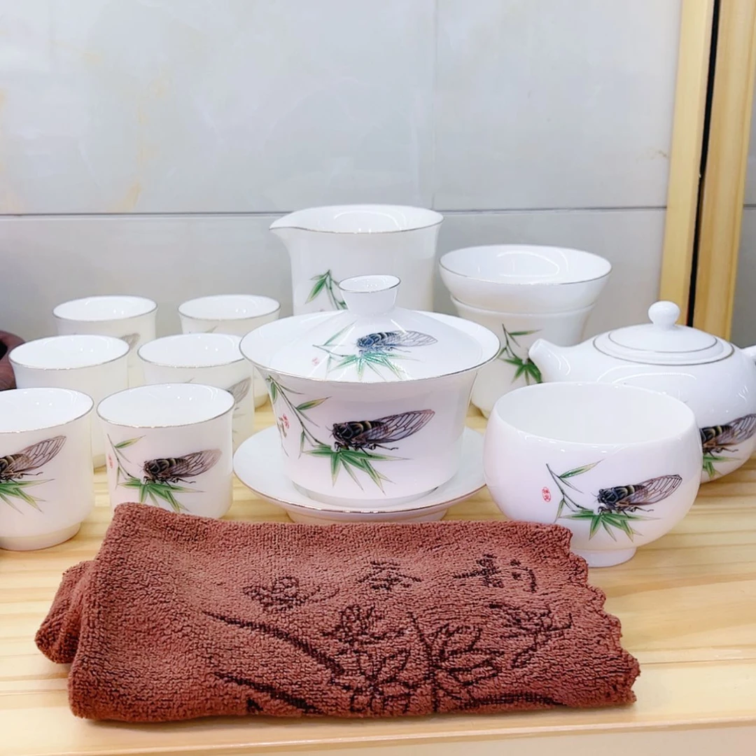 【闪购商品】蝉定12头➕茶巾（扳指）