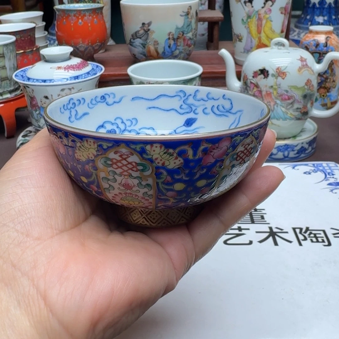 景德镇手工手绘展示