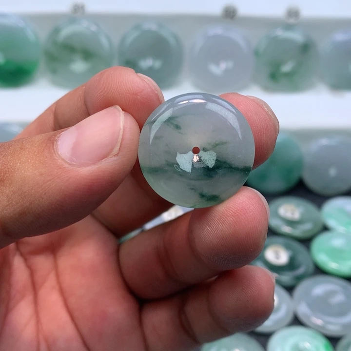 颈饰未镶嵌翡翠缅甸天然A货翡翠24.2-5.8