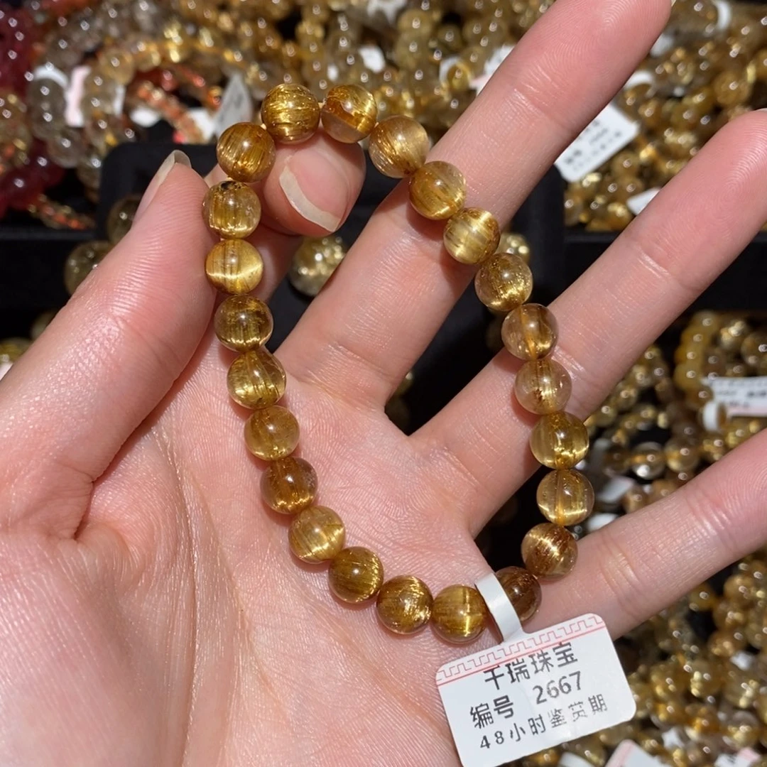 水晶手链未镶嵌手串