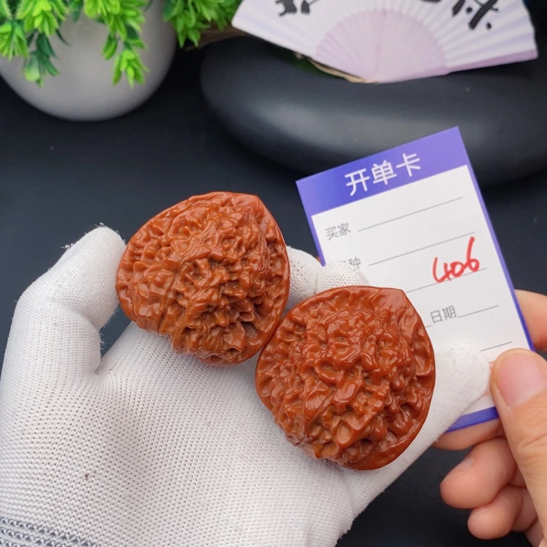 文玩核桃把件47官帽406