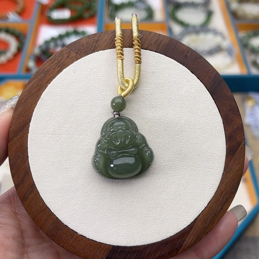 和田玉未镶嵌吊坠(不含链)A13