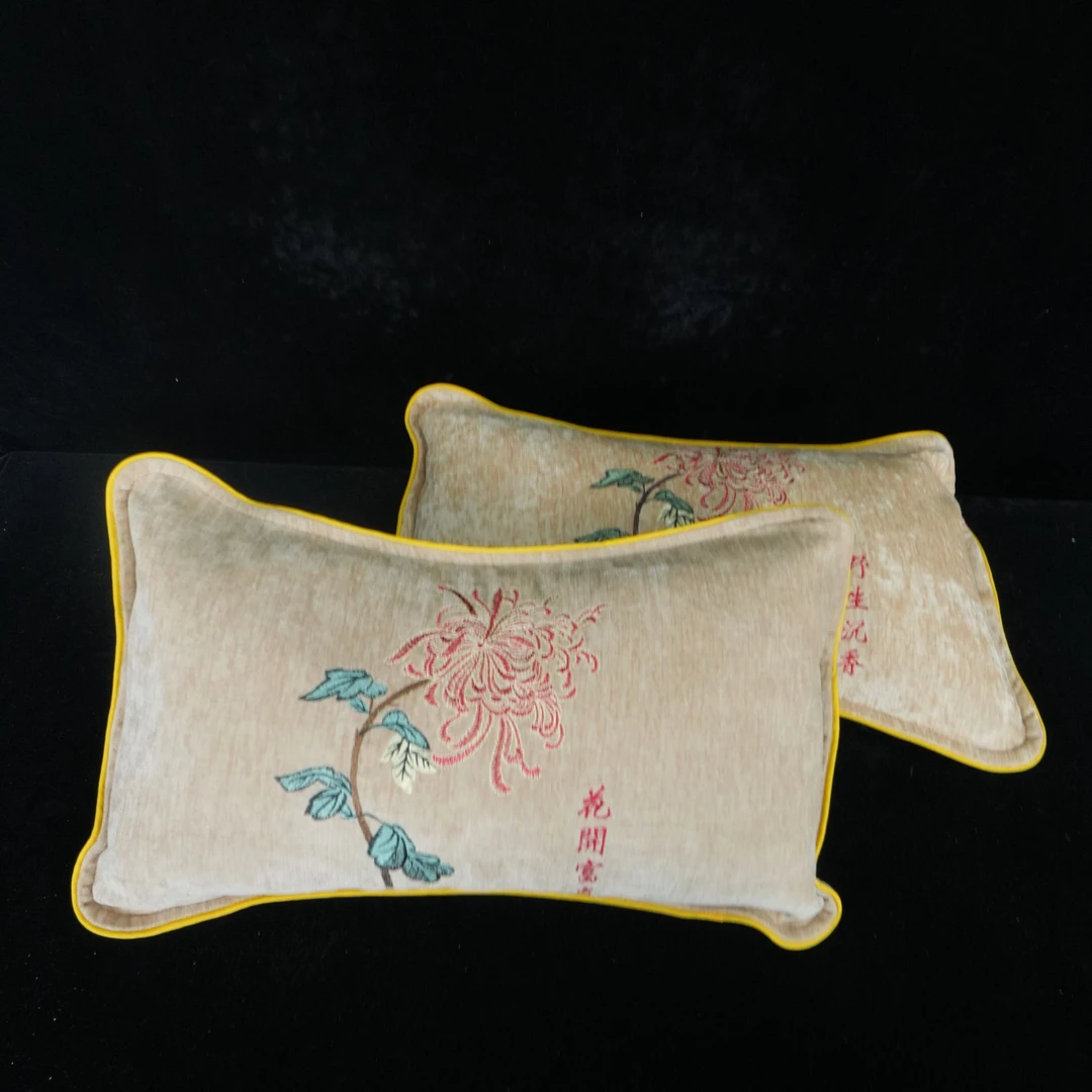 6872 西马来西亚沉香勾丝养生枕 一对3公斤