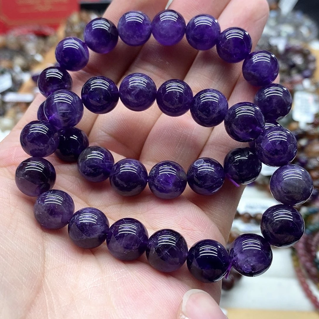 水晶手链未镶嵌多样性发货发一条