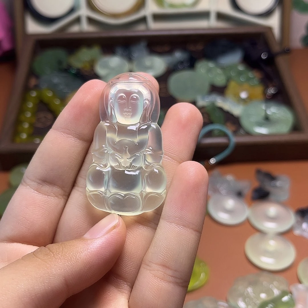 大***鹏蛇纹石玉未镶嵌吊坠(赠链)