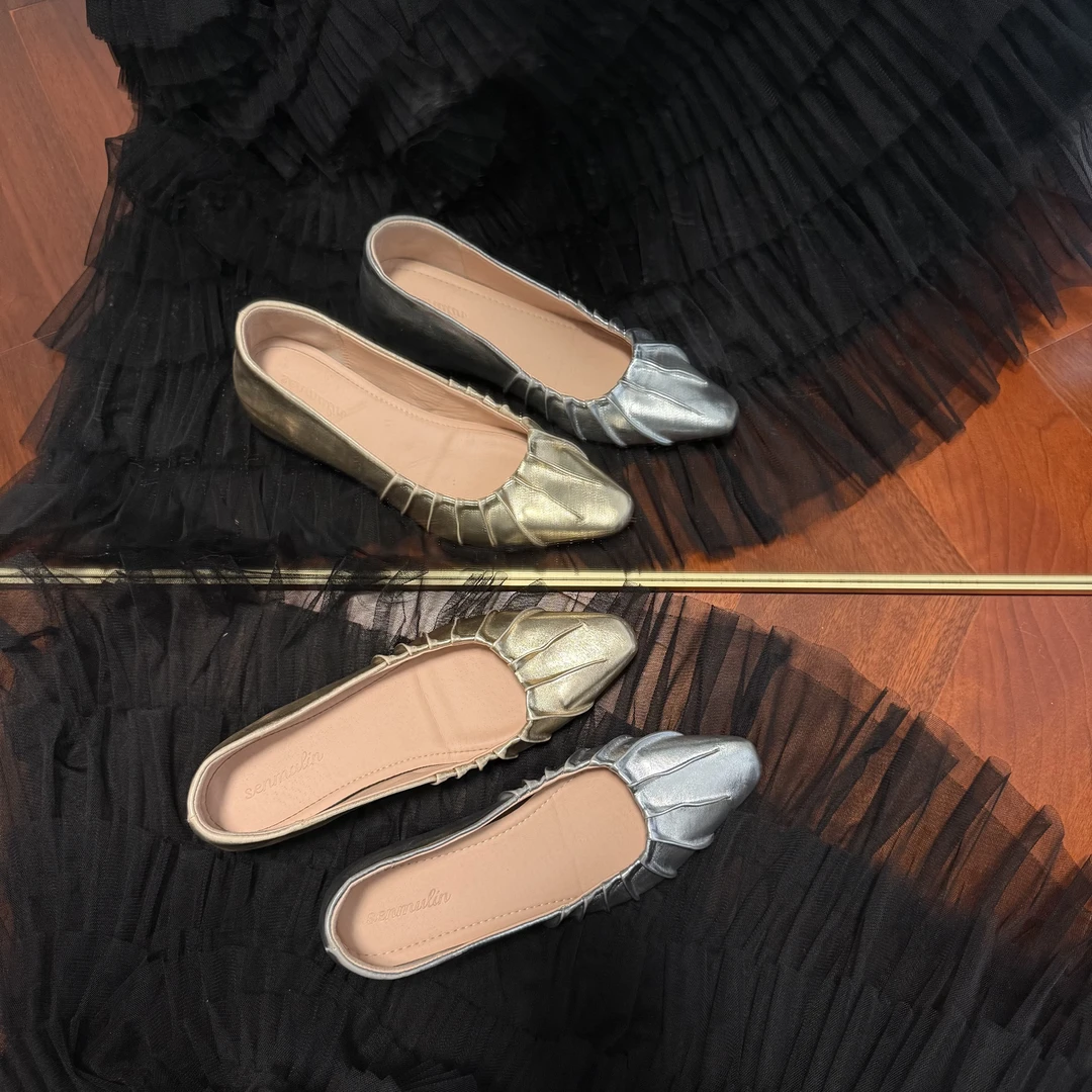 【内增高5cm】小个子法式真皮奶奶鞋女时尚百搭软皮玛丽珍浅口单鞋