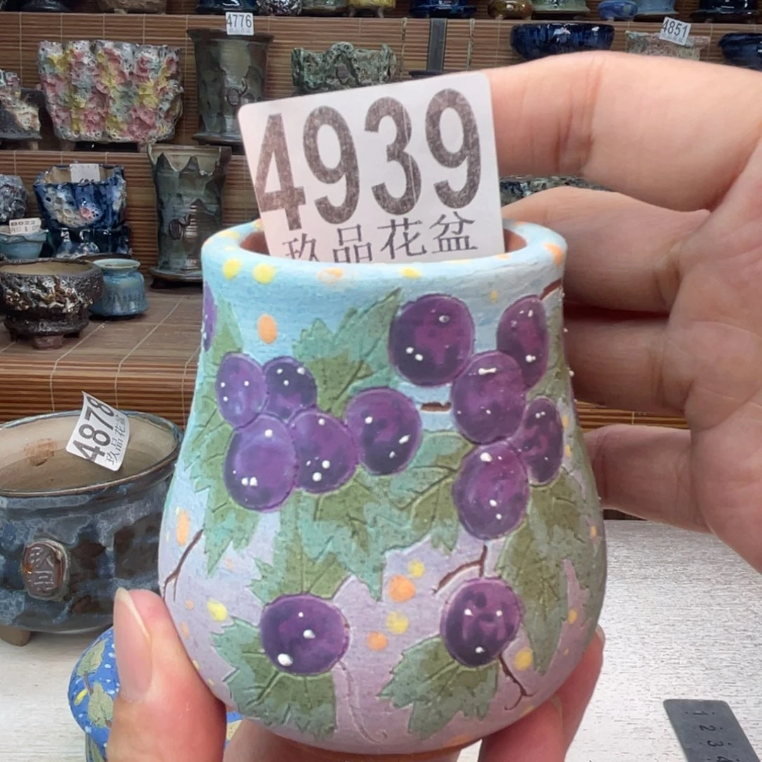 景德镇陶瓷手工花盆默认瑕疵