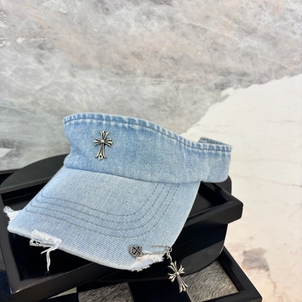 别针十字空顶帽子MZ158