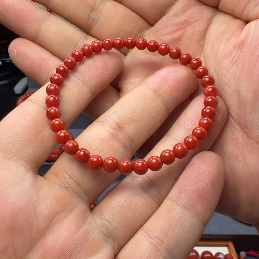 南红玛瑙手串未镶嵌