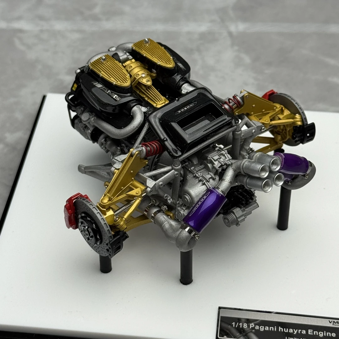 VMB 1:18 帕加尼 Huayra 花雅 发动机引擎 高端树脂仿真汽车模型