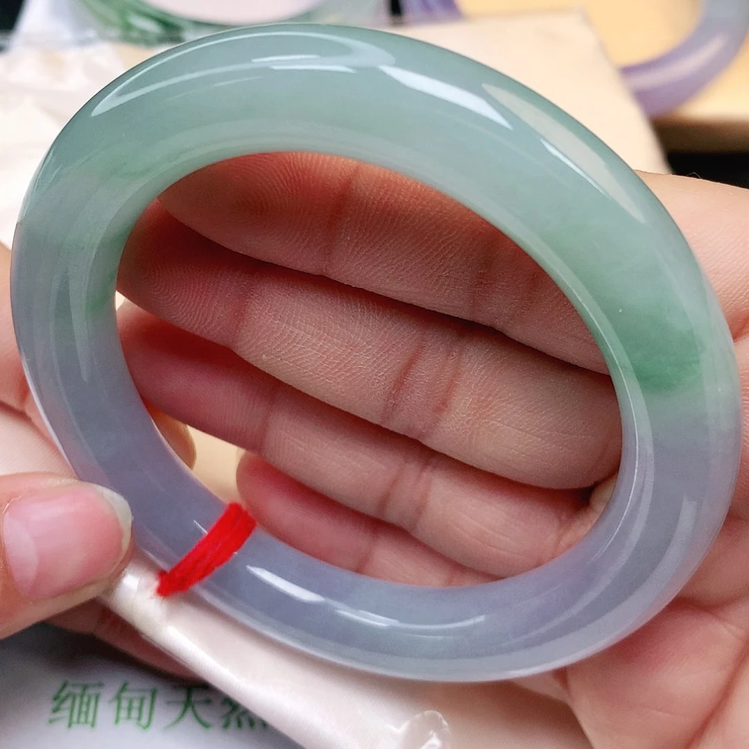 未镶嵌手镯翡翠纯天然A货翡翠双彩136号
