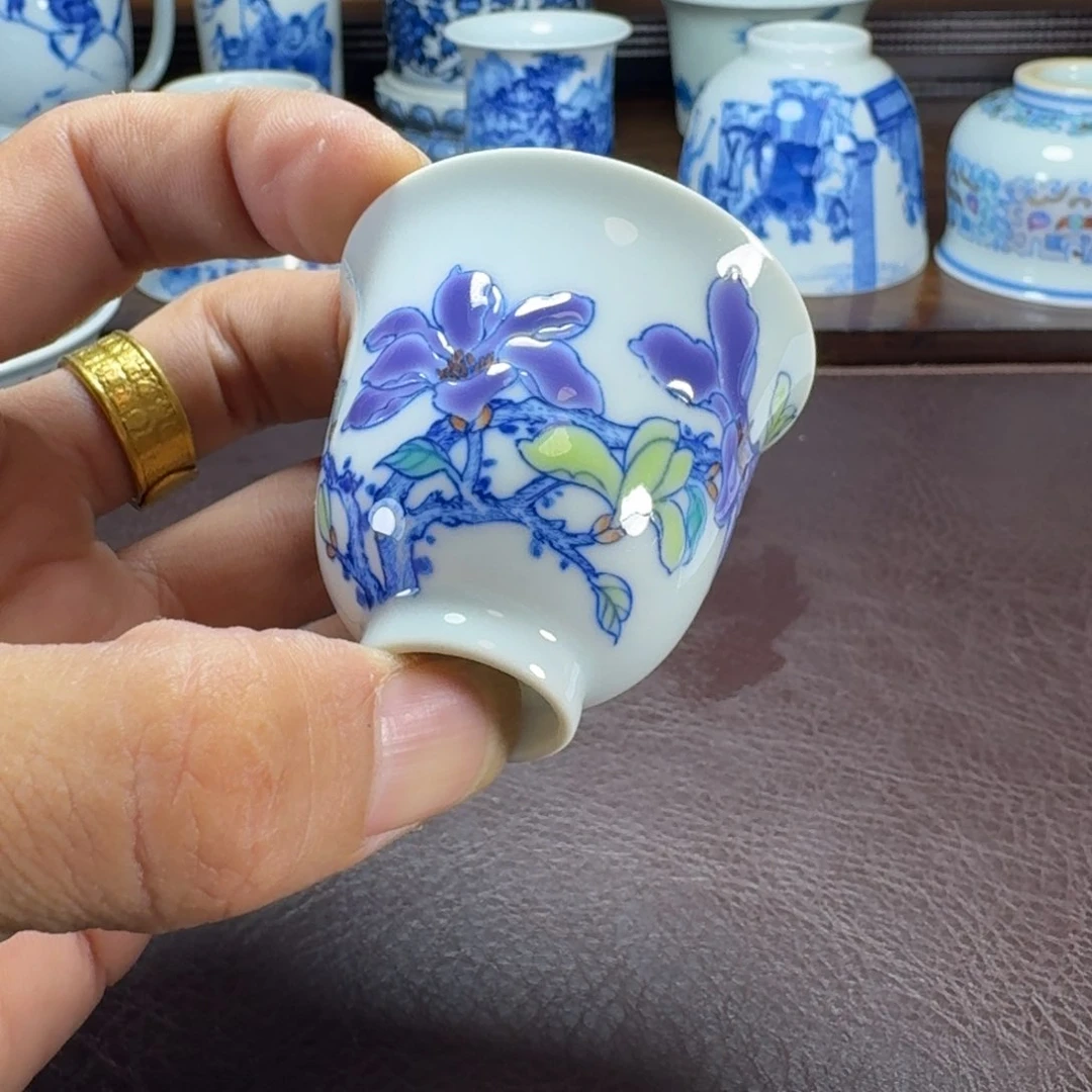 瓷片K**f当代景德镇陶瓷手绘茶具