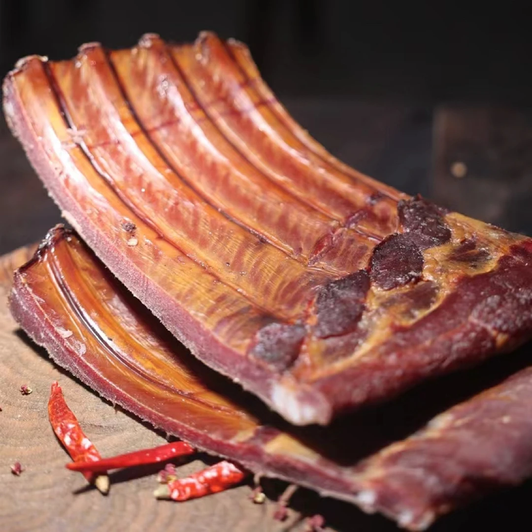 【现称称重计费】农家柴火烟熏腊排骨 赠品直播间讲解为准