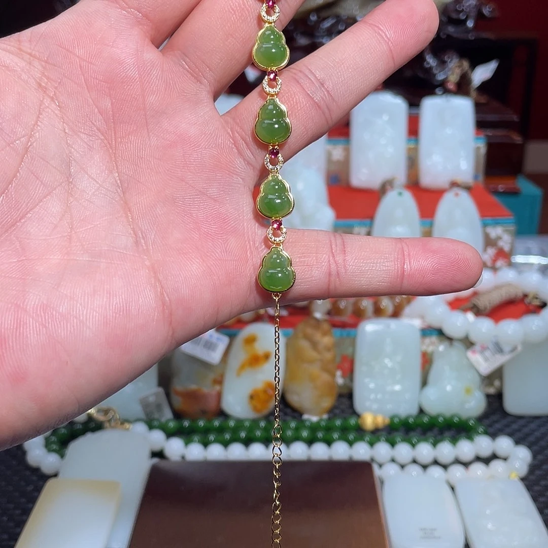 未镶嵌手链和田玉（糖玉）