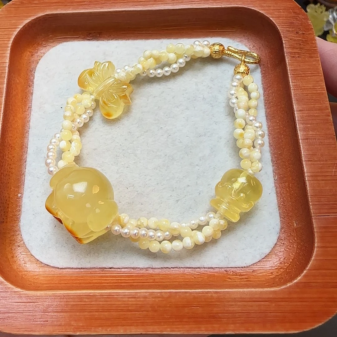 未镶嵌琥珀裸石定制