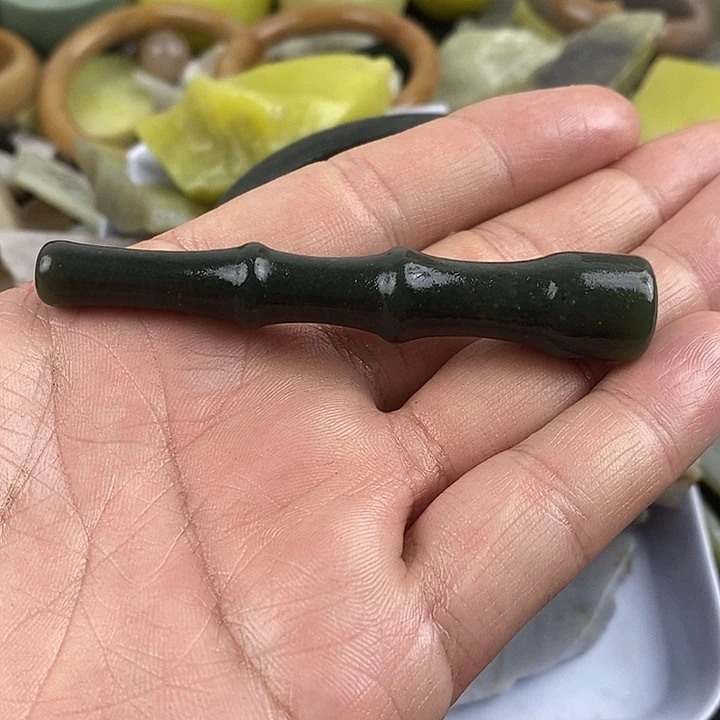 和田玉（糖玉）吊坠未镶嵌阿****5