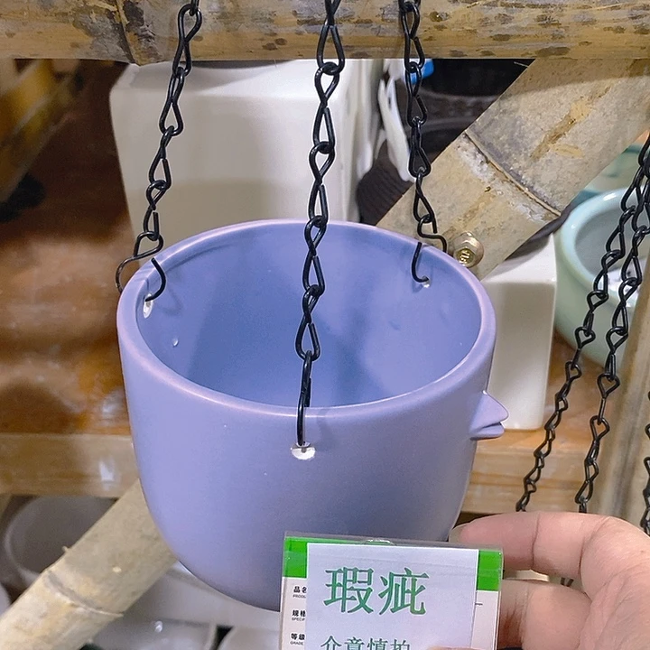 摆件多肉瑕疵盆有孔