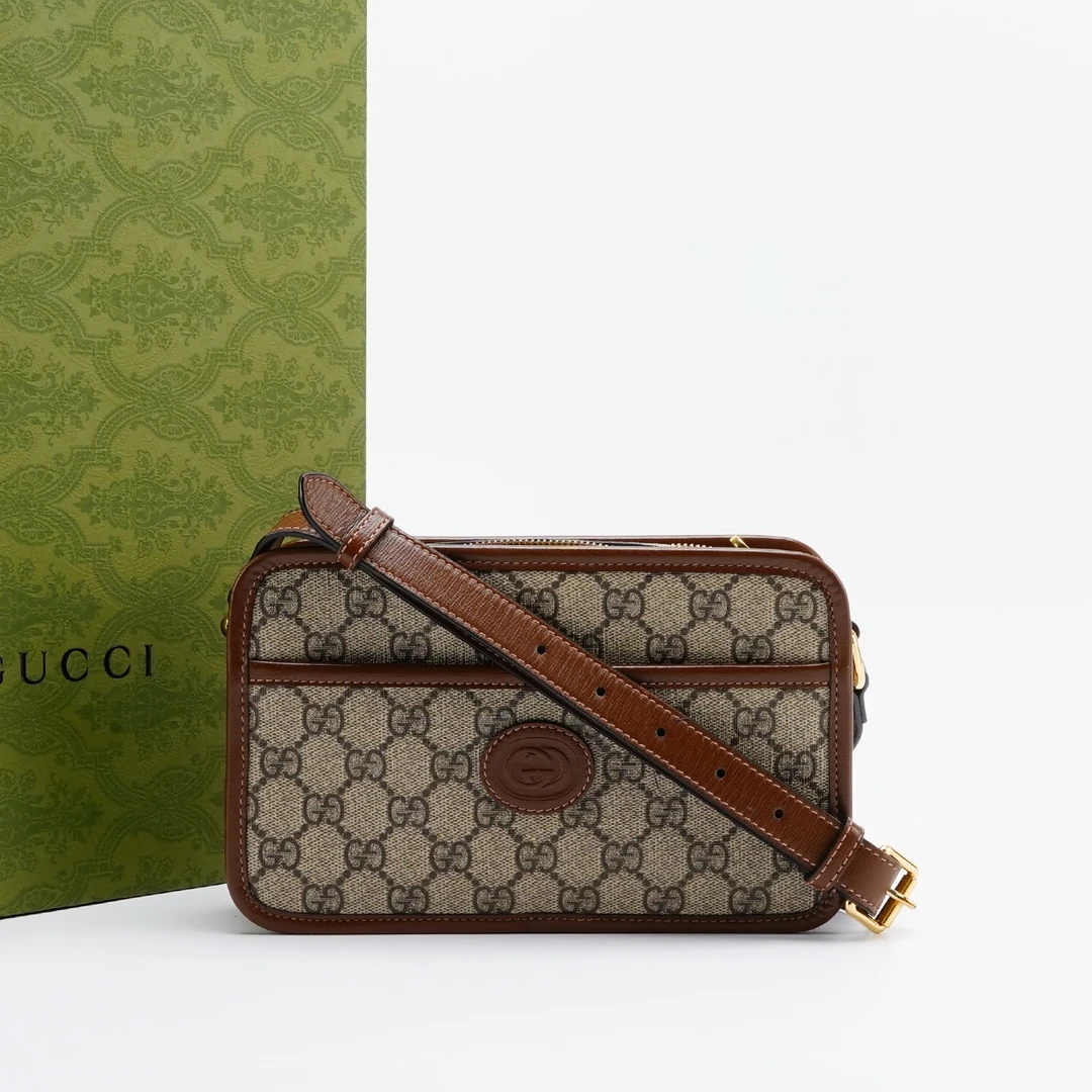 99新 GUCCI/古驰 retro相机包/BG22007360