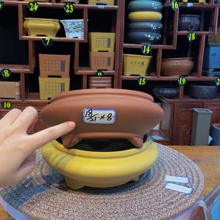 紫砂花盆紫砂花盆