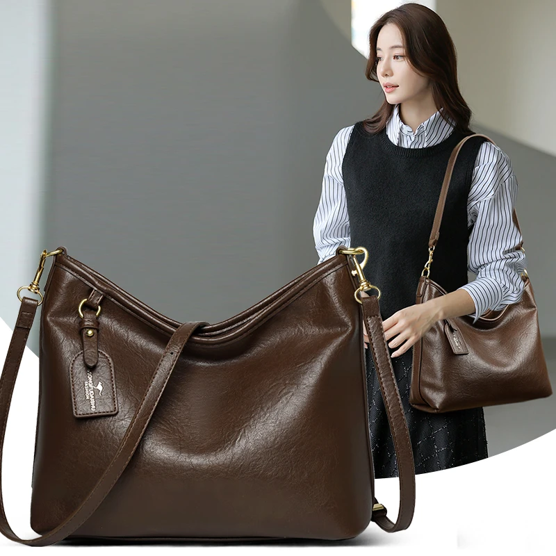 2025新款女包时尚大气休闲经典轻奢百搭复古通勤斜挎包包