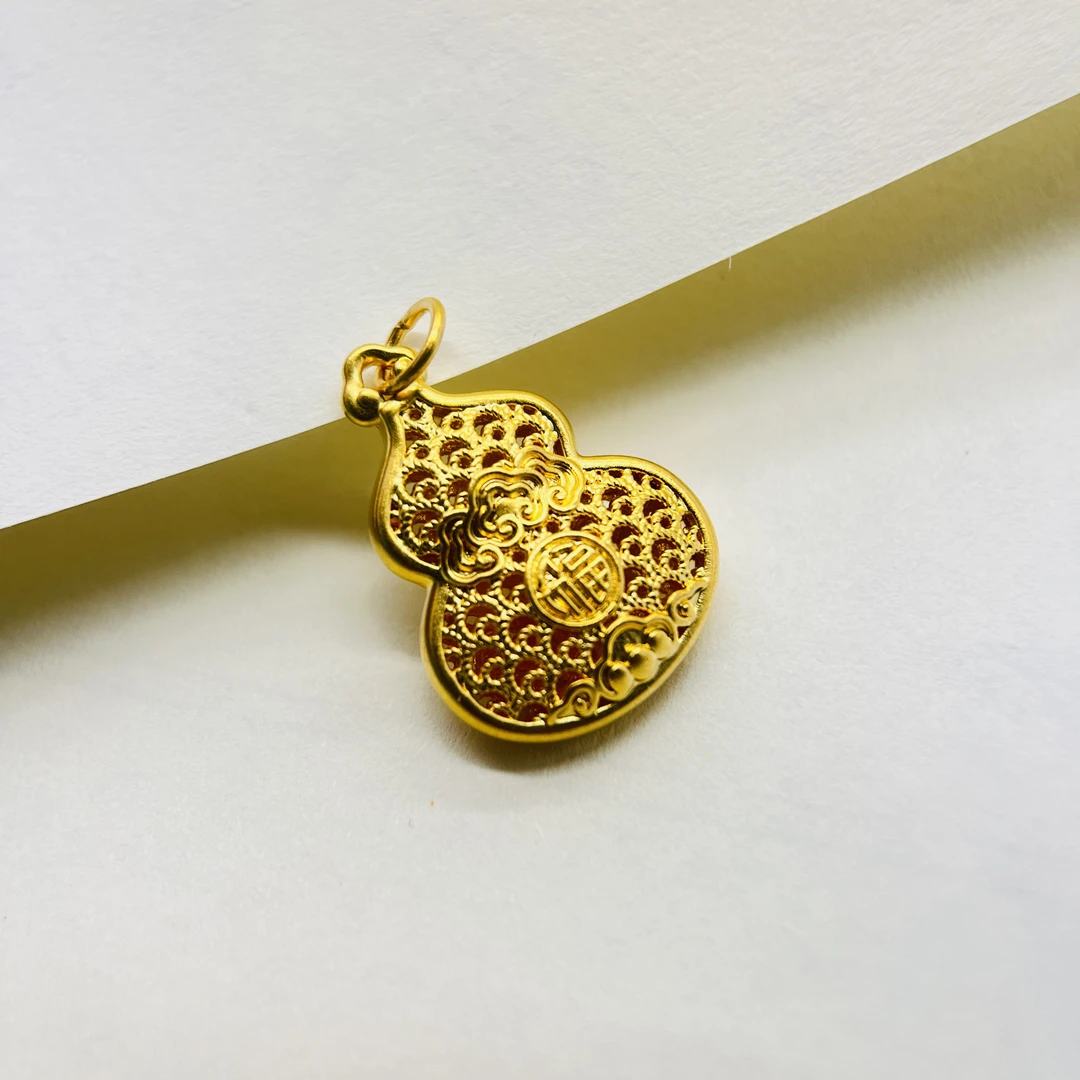 足金饰品/吉祥如意葫芦/0.76/1B5F18136/k