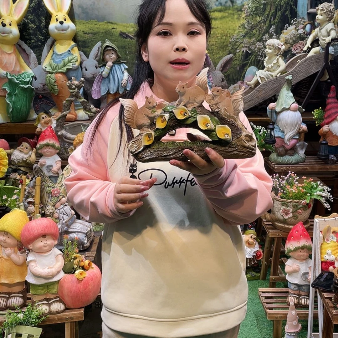 摆件花园摆件红红火火