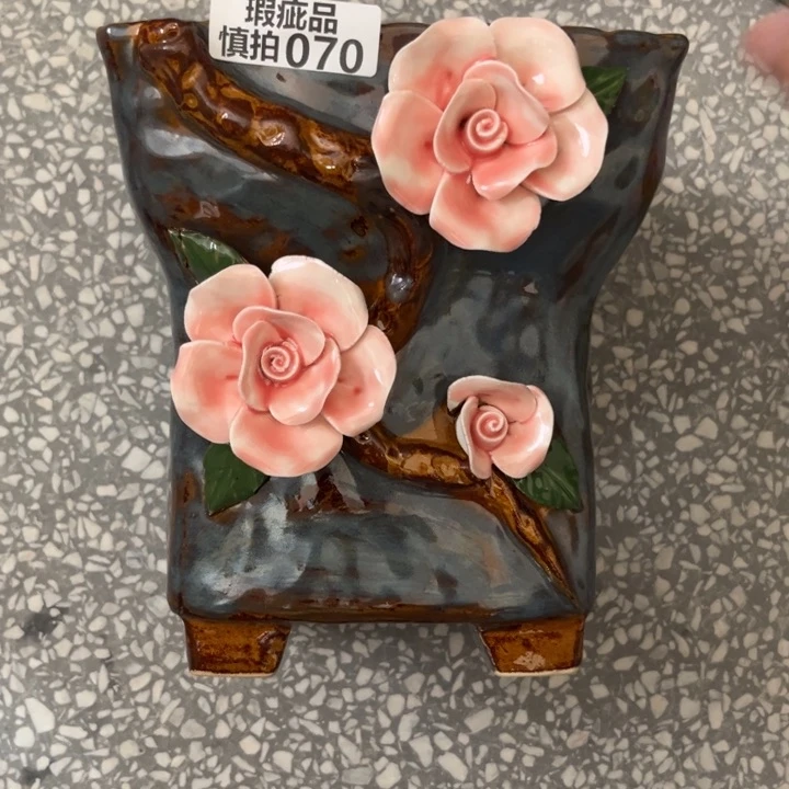 紫砂花盆粗陶材质多肉花盆070