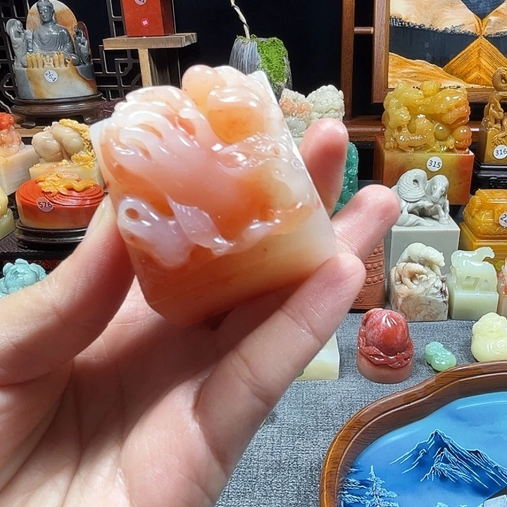 寿山石印石A*d寿山石印章8
