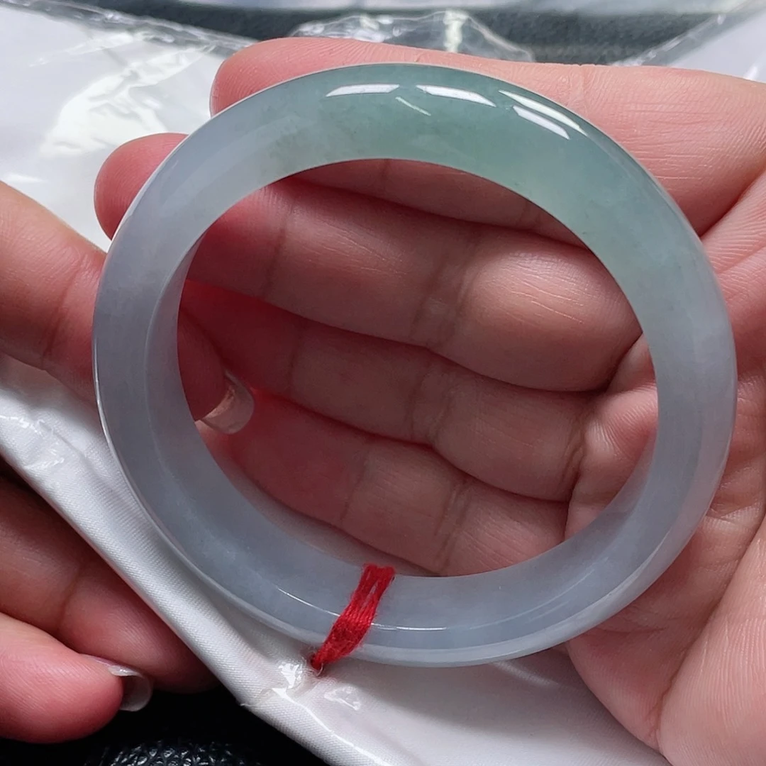 未镶嵌手镯翡翠缅甸翡翠手镯57圈