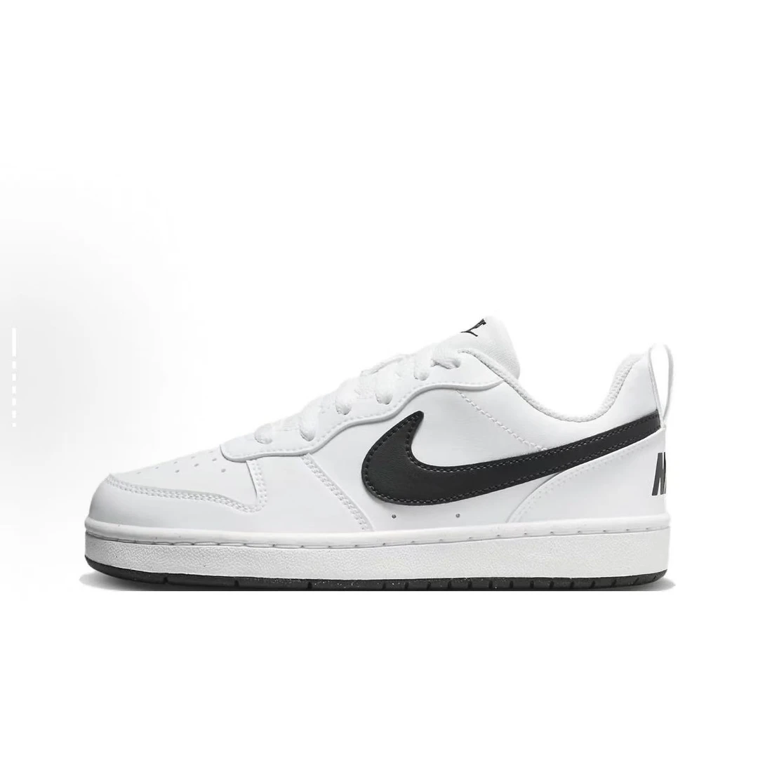 NIKE/耐克女鞋 Court(GS)经典黑白复古百搭休闲板鞋-DV5456-104
