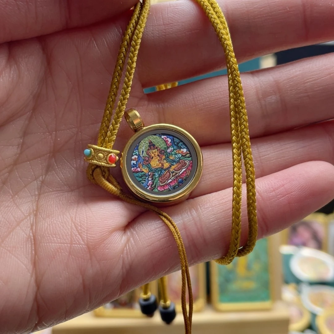 吊坠晴****唐卡的制作方法与技巧第二