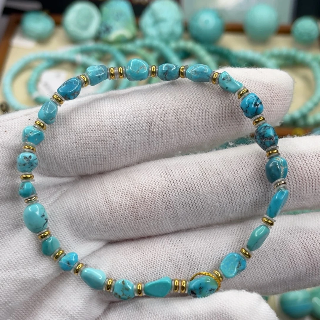 绿松石未镶嵌挂件