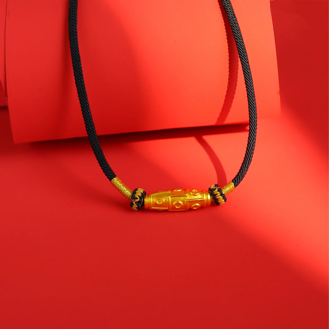 【巧儿专属】足金九眼珠珠避避转运珠路路通 时尚百搭经典