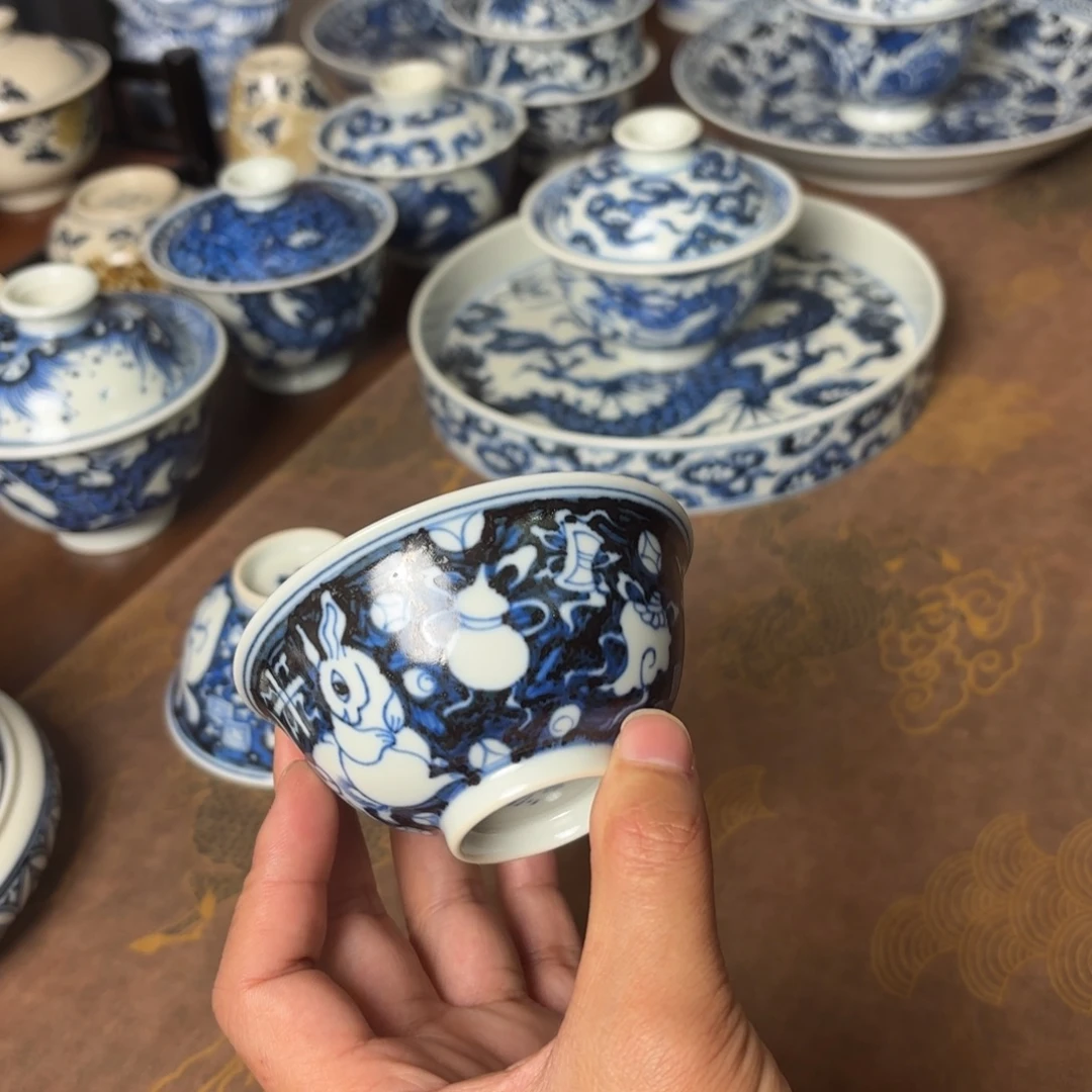 陶摆件景德镇手绘茶器